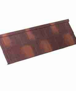 Tactile Stone Coated Steel Roofing Tile 2 Tone Shingle Profile CafeSand