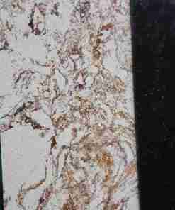 Granite White and Brown Stripes