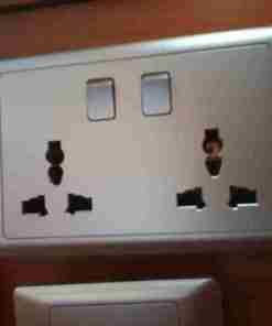 Twin Socket Silver