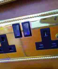 Twin Socket Brass
