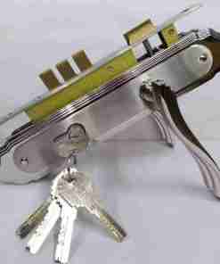 Cylinder Door Lock 301 NBNP Silver