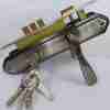Cylinder Door Lock 51 NBNP Silver