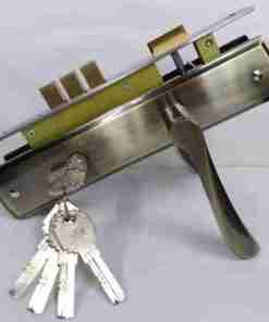 Cylinder Door Lock 62 NBNP Antique Brown