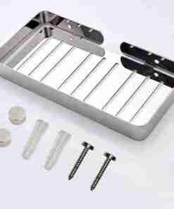 Square Stainless Steel Soap Dish