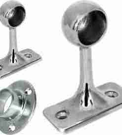 Crome Pipe Brackets