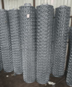 Triple twisted heavy Gauge Galvanized Chain link fence 16-Gauge (8ft High;18mtrs)