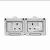 WATERPROOF SOCKET-13AMP-DOUBLE
