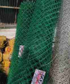 Heavy Gauge Galvanized Pvc Coated Chain link fence 14 gauge (7ft High;18mtrs)