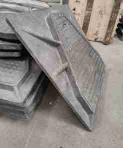 Light-Duty Triangular Composite Resintuff Manhole Covers 12.5 tons 700 mm x 700 mm.