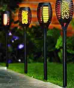 3W Solar torch light